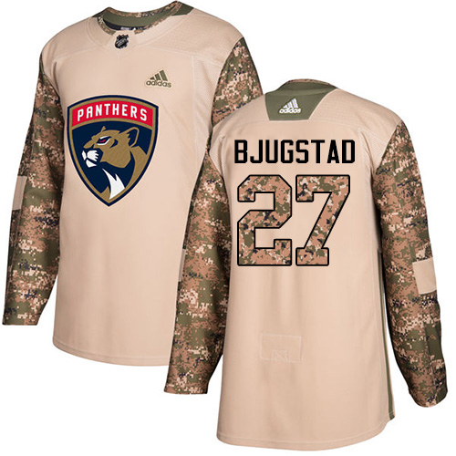 Adidas Panthers #27 Nick Bjugstad Camo Authentic Veterans Day Stitched NHL Jersey
